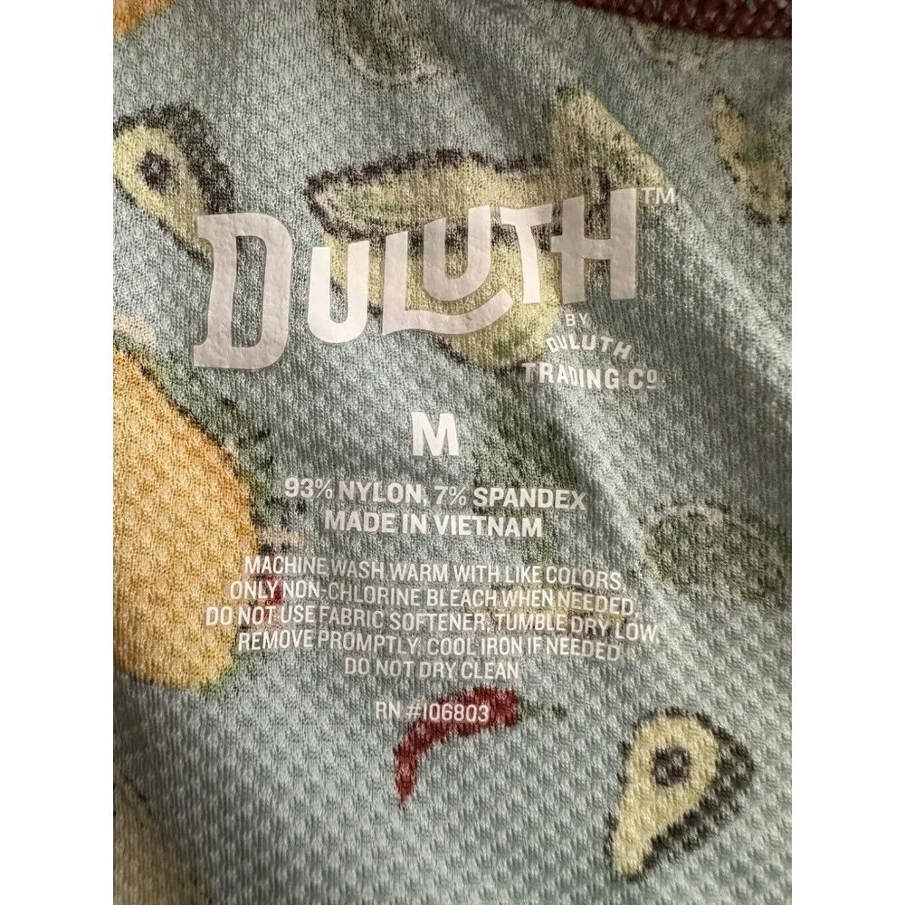 1 Pair Duluth Trading Buck‎ Naked Boxer Cantina - Taco Margarita Size Medium